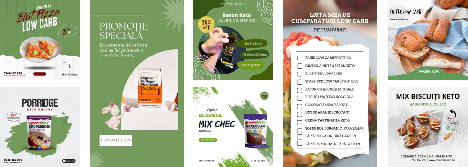 lowcarbfood social media marketing