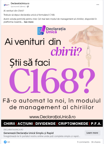 fb ads declaratia unica 1
